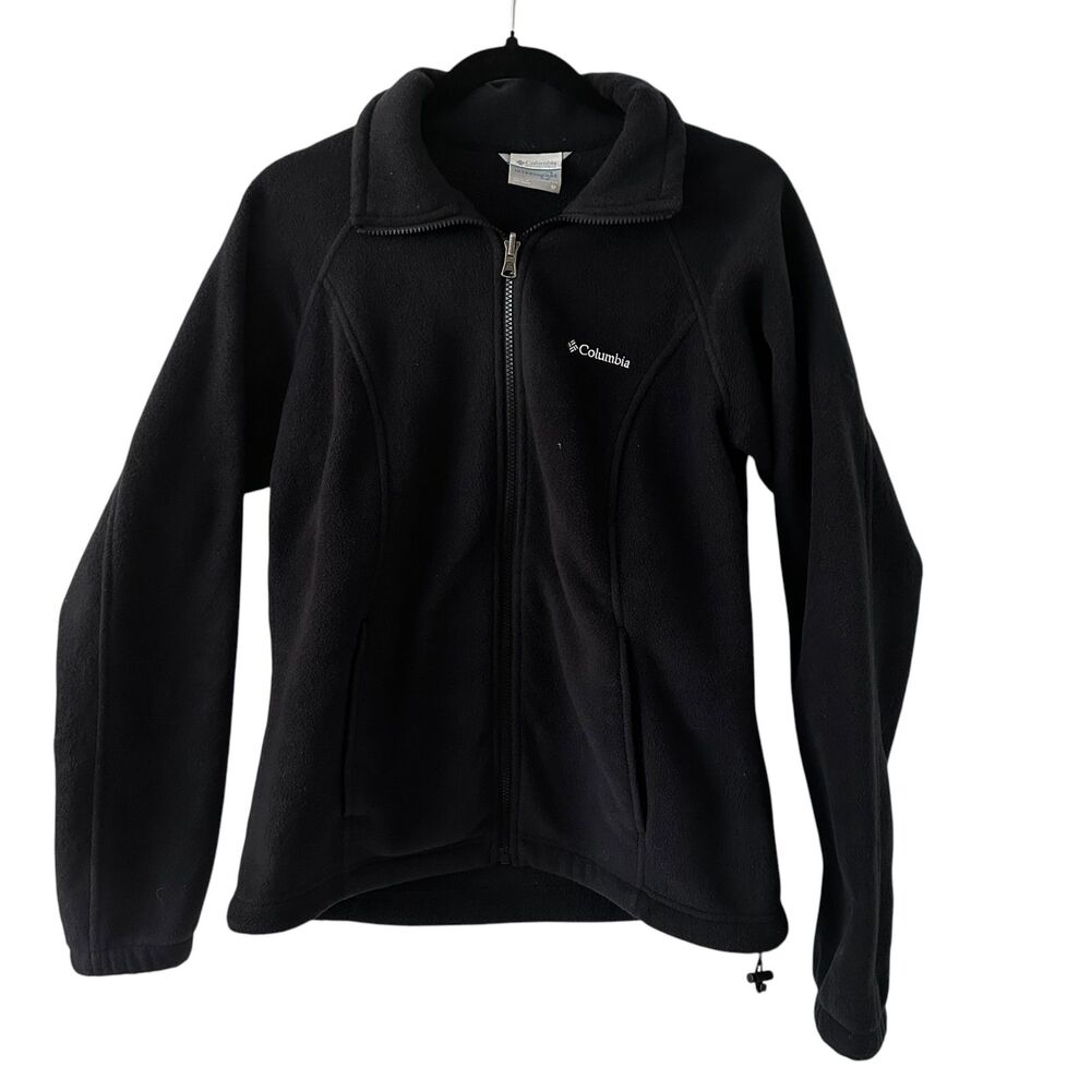 Columbia Women's Interchange Black Fleece Full Zip Jacket with Pockets Size M